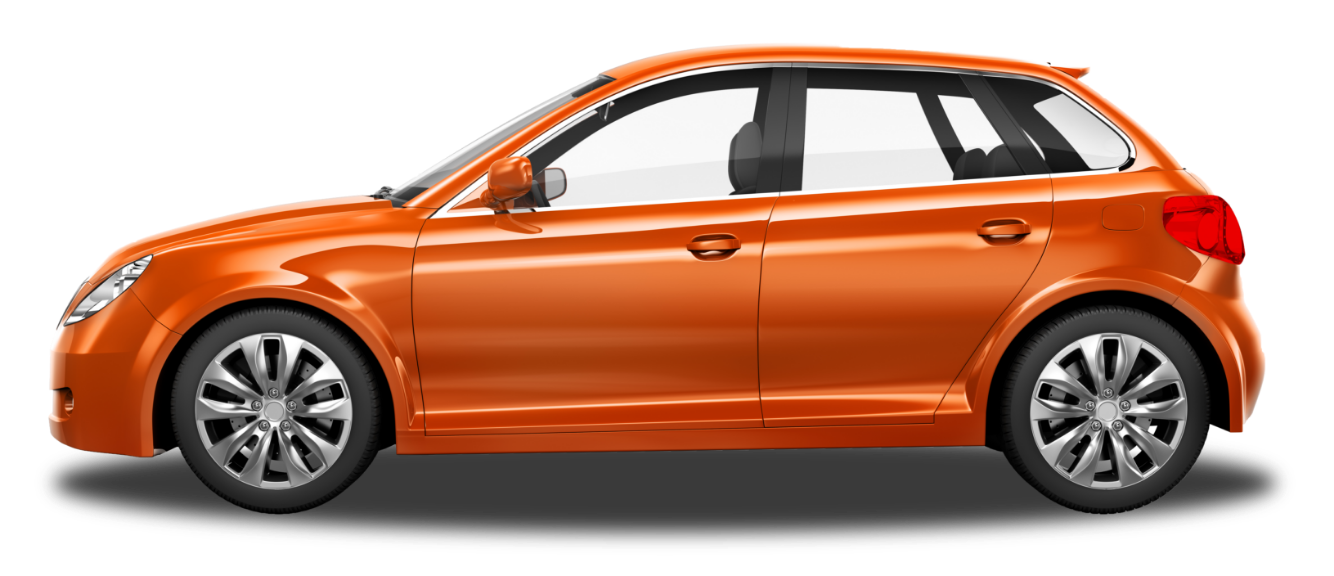 Orange Hatchback