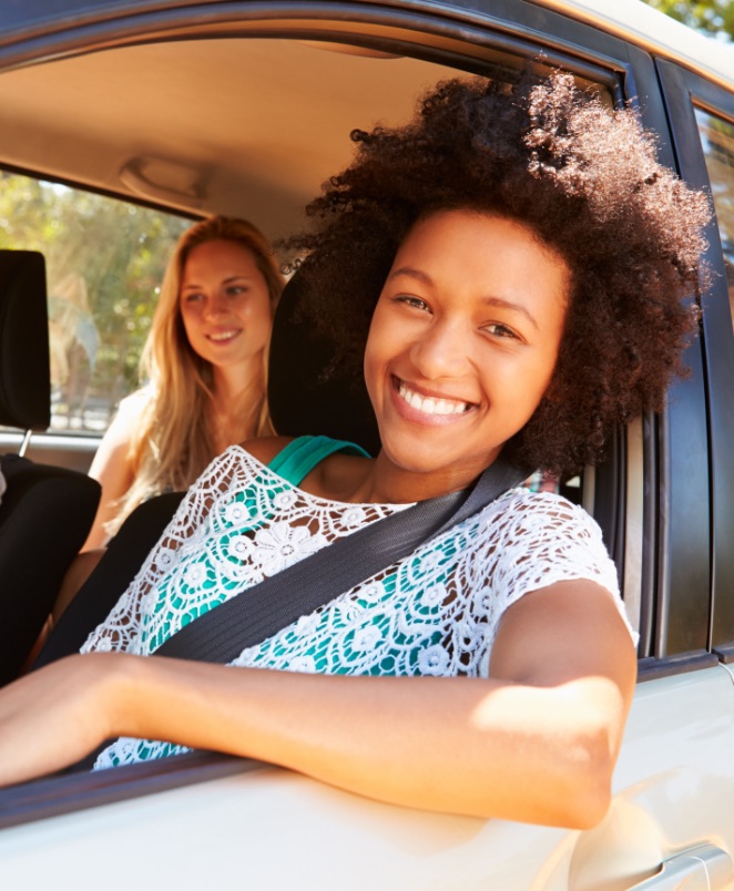 Women in car